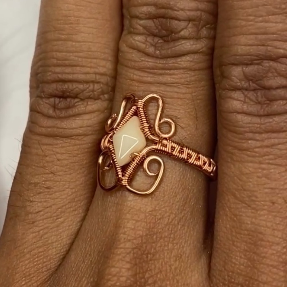 Copper Minimalist Ring - Picture 3 of 3